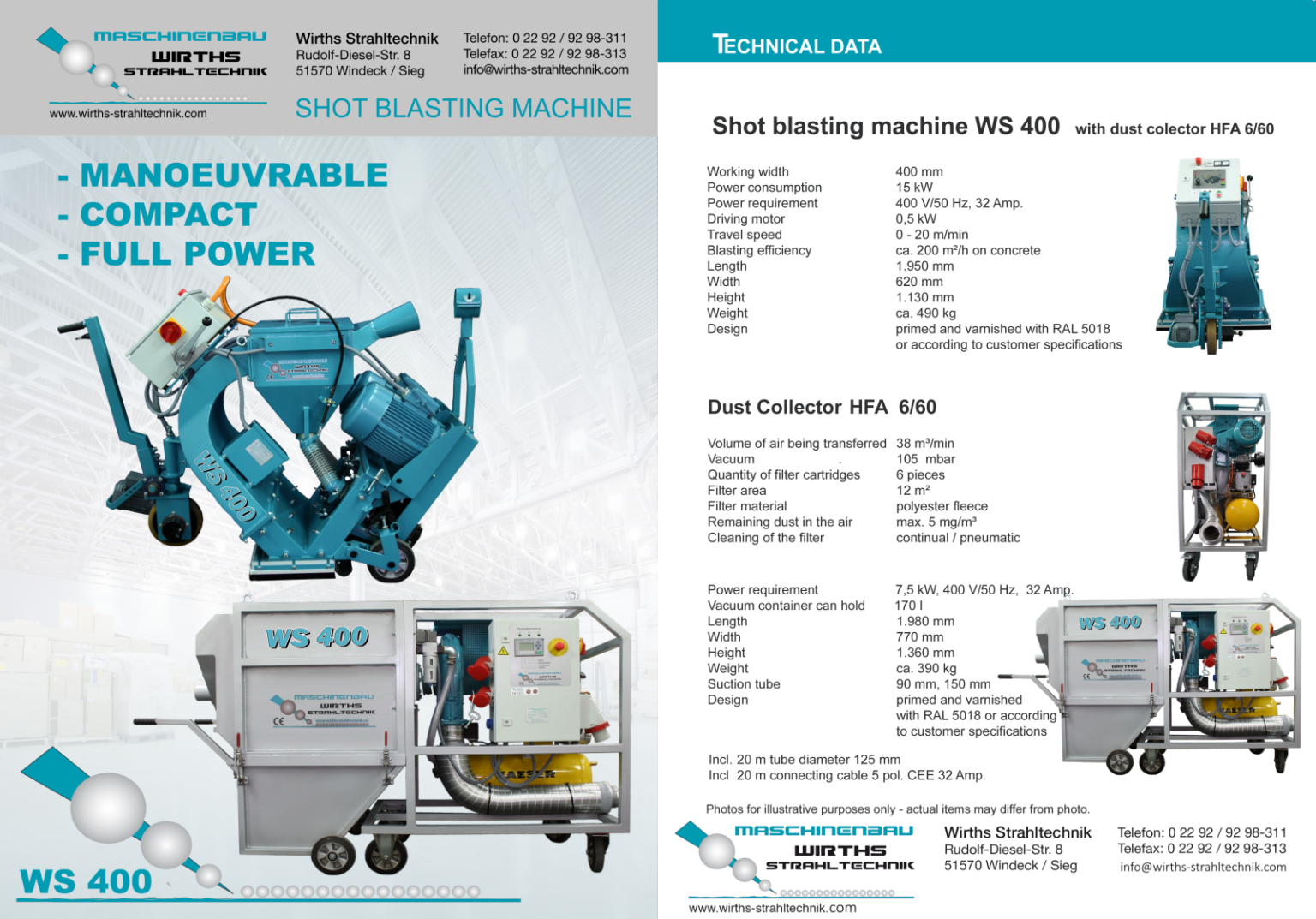 Shot blasting systems Wirths Strahltechnik