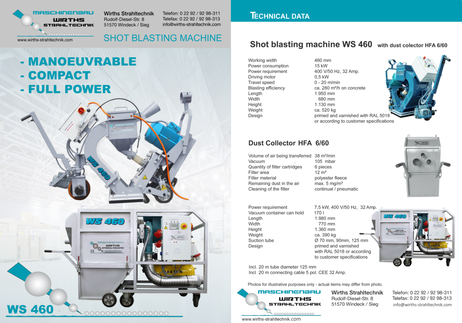 Shot blasting systems Wirths Strahltechnik