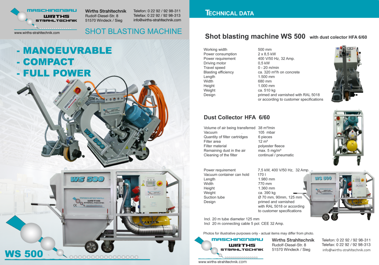 Shot blasting systems Wirths Strahltechnik